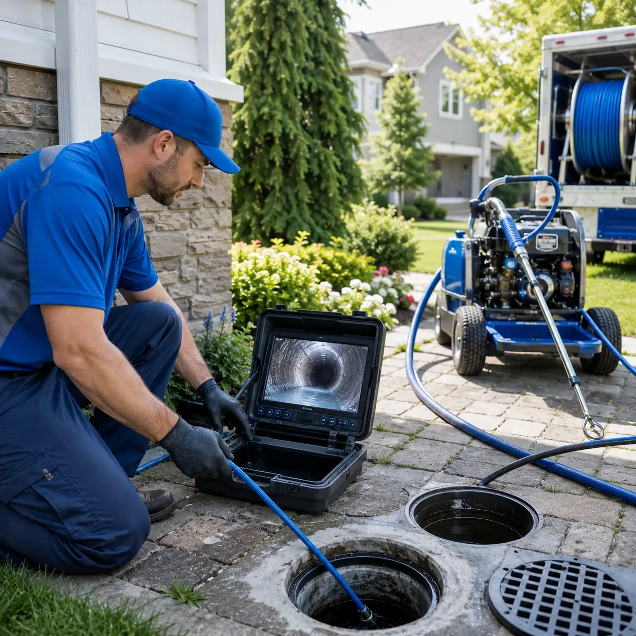 Outdoor drain cleaning professionals serving Burnt Prairie, IL