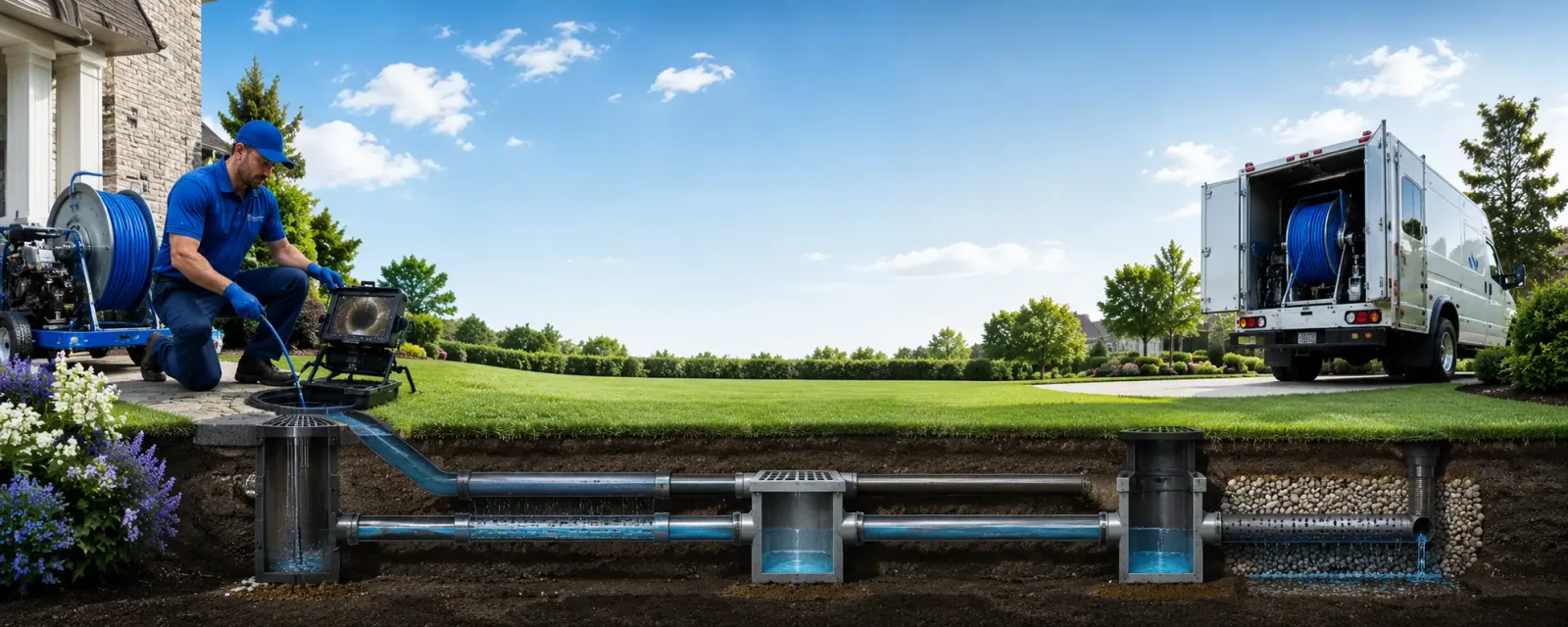 Outdoor drain cleaning information for Burnt Prairie, IL